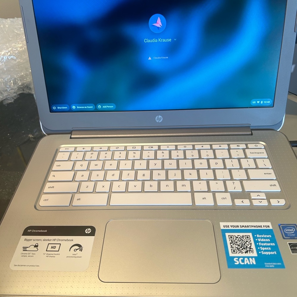 HP Chromebook Laptop Computer